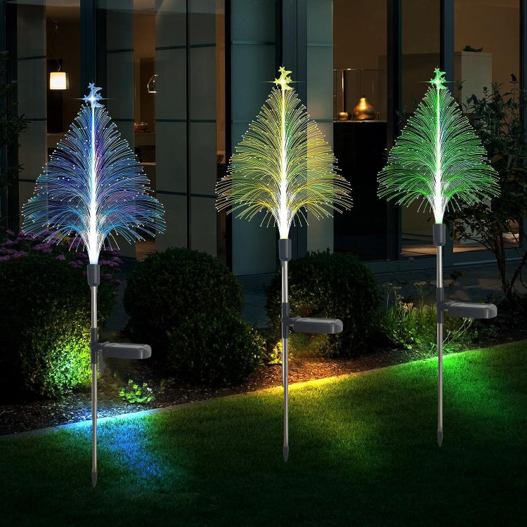 Lampada decorativa per festival incandescente impermeabile per esterni con luce solare per albero di Natale, Star Moon Transparent