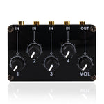 Console mixer passiva portatile 4 vie stereo TX400