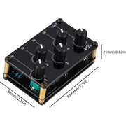 Console mixer passiva portatile 4 vie stereo TX400
