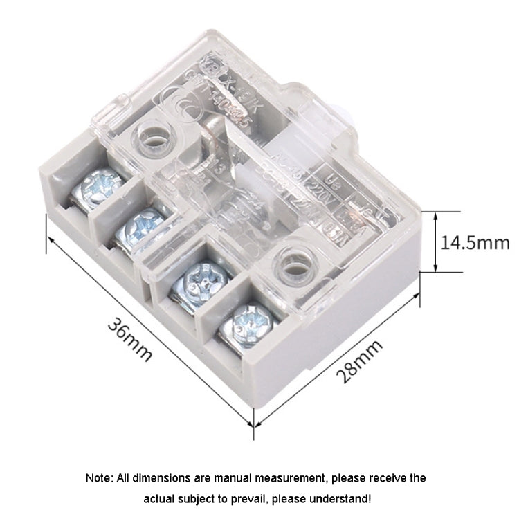 Inserti per interruttori a pedale Microinterruttori di corsa auto-ripristinanti Accessori Limitatori miniaturizzati, CHINT YBLX-19/K