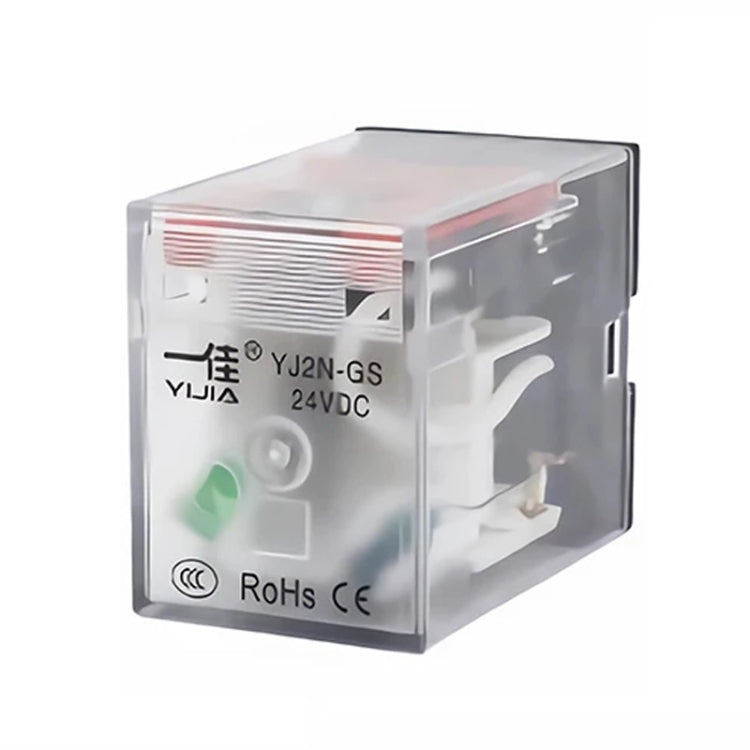 Piccolo relè elettromagnetico YIJIA YJ2N-GS a 8 pin a 2 vie, YIJIA YJ2N-GS