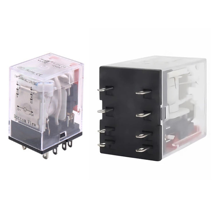 Piccolo relè elettromagnetico YIJIA YJ2N-GS a 8 pin a 2 vie, YIJIA YJ2N-GS