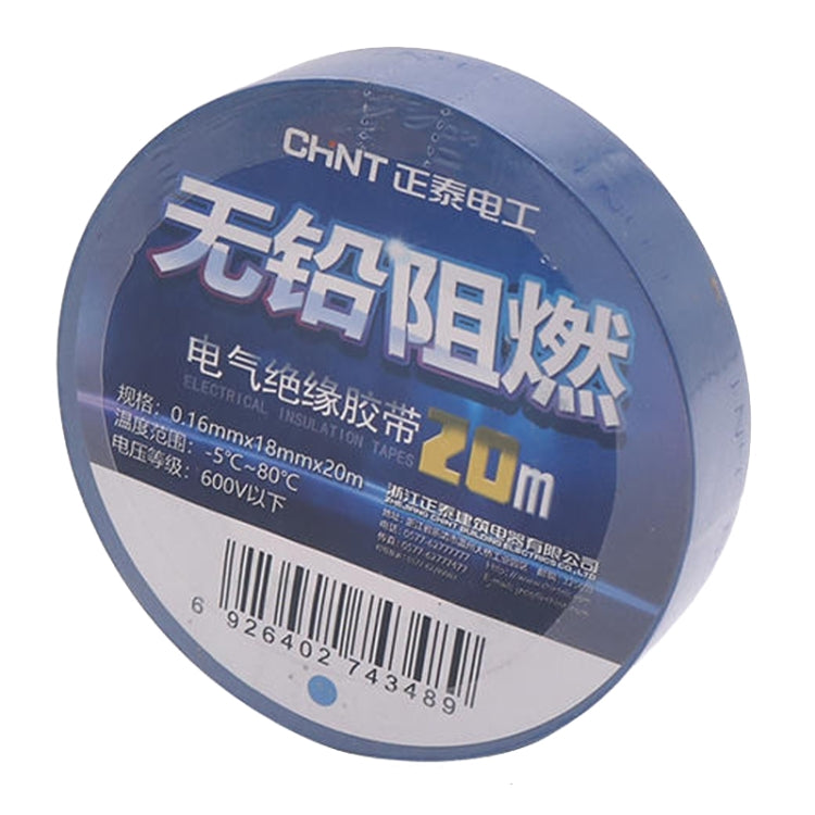 Nastro elettrico CHINT Nastri isolanti per cavi in PVC impermeabili, 10m Blue, 10m Black, 10m White, 20m Blue, 20m Black, 20m White