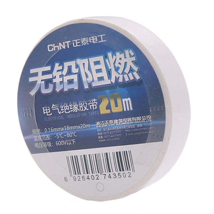 Nastro elettrico CHINT Nastri isolanti per cavi in PVC impermeabili, 10m Blue, 10m Black, 10m White, 20m Blue, 20m Black, 20m White