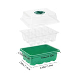 1 pz/set scatola per piantina con copertura traspirante regolabile ispessita a 12 fori, 1pcs/set 12-hole