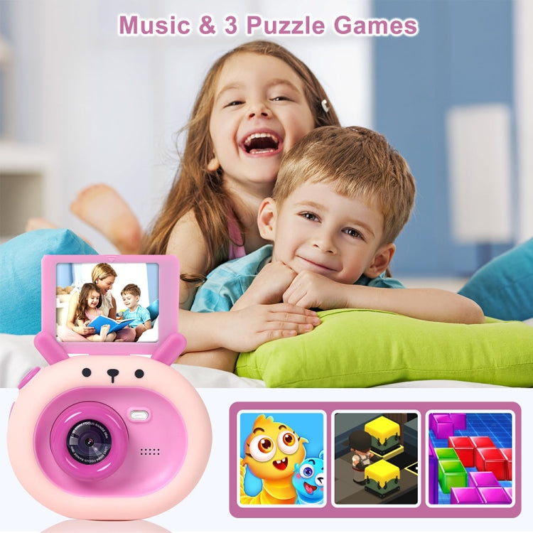 Fotocamera digitale per bambini 2,4" schermo ribaltabile 1080P