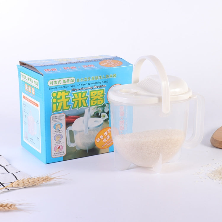Cucina domestica Lavaggio del riso Setaccio Rondella di riso Pentola per riso in plastica a convezione