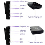 M-VAVE WP-10 Ricevitore e trasmettitore audio wireless 2 in 1