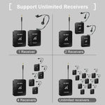 M-VAVE WP-10 Ricevitore e trasmettitore audio wireless 2 in 1