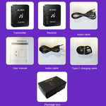 M-VAVE WP-10 Ricevitore e trasmettitore audio wireless 2 in 1