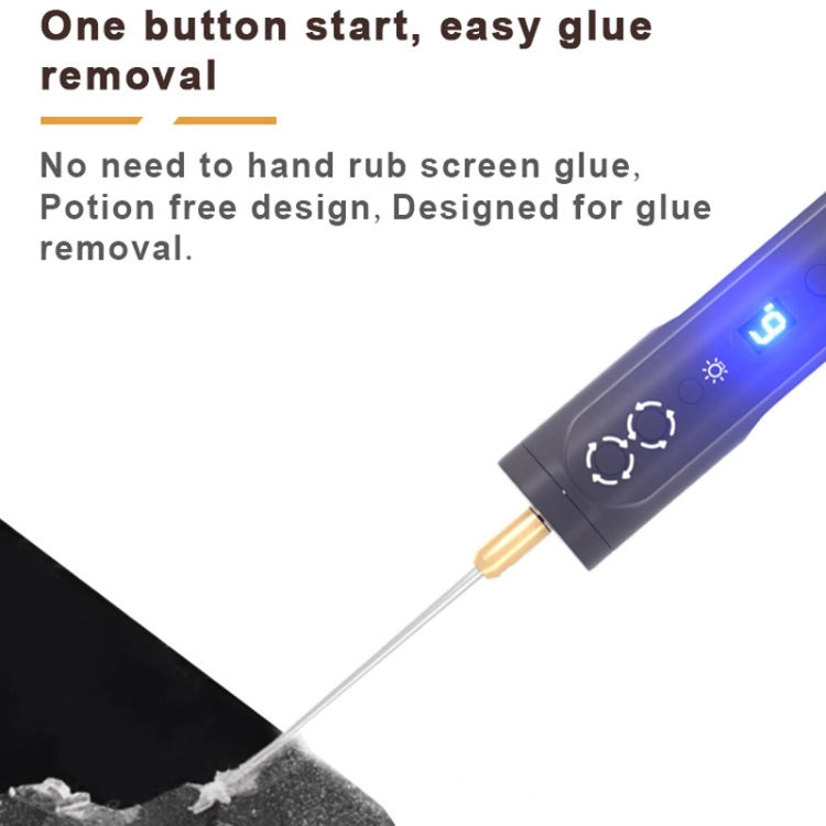 BAKU BK-R12 Electric Glue Removal Tool for OCA Phone Repair with Light, BAKU BK-R12