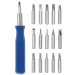 HOSHE 16 in 1 mini set di cacciaviti punte multiple per cacciavite strumento di riparazione per occhiali