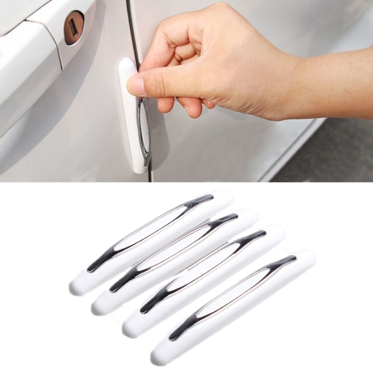 4 pz/set Strisce anticollisione per portiera dell'auto Adesivi antigraffio per specchietto retrovisore