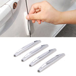 4 pz/set Strisce anticollisione per portiera dell'auto Adesivi antigraffio per specchietto retrovisore