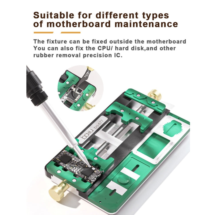 Baku BA-677 Mobile Phone Motherboard PCB Chip Fixture Repair Tool