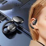 Auricolari wireless sportivi con gancio per l'orecchio
