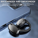 Auricolari wireless sportivi con gancio per l'orecchio
