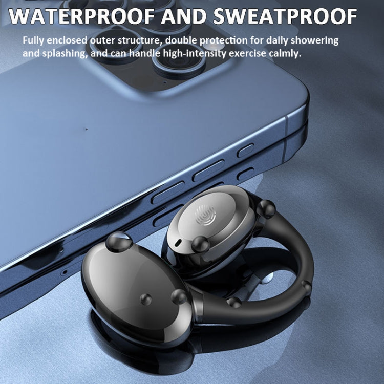 Auricolari wireless sportivi con gancio per l'orecchio