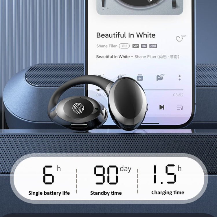 Auricolari wireless sportivi con gancio per l'orecchio