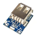 Modulo alimentazione step-up 5V con protezione batteria al litio