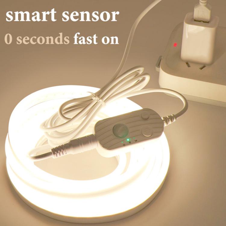 Striscia luminosa flessibile con sensore corpo LED da 2 m Striscia luminosa USB con sensore intelligente