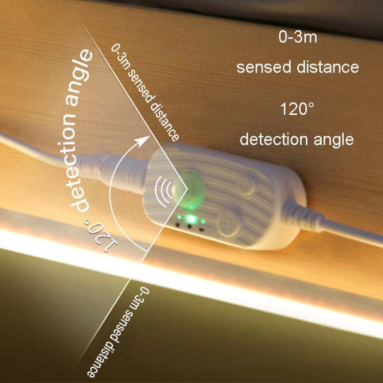 Striscia luminosa flessibile con sensore corpo LED da 2 m Striscia luminosa USB con sensore intelligente