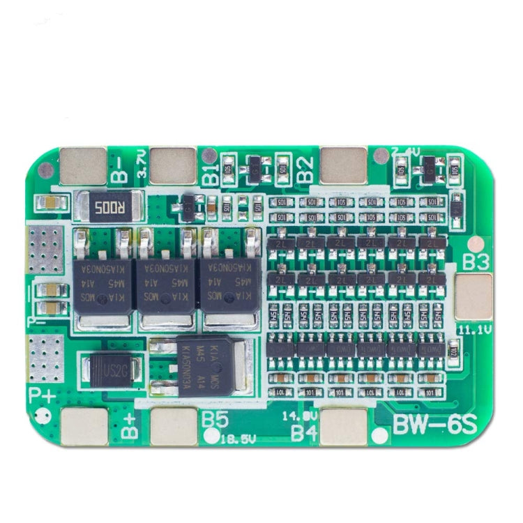 Scheda protezione batteria litio 18650 6 corde 22-24V