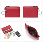 HUMERPAUL WX2010 Mini portafoglio in pelle da donna Portamonete portatile e portacarte, S, L