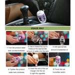 Purificatore d'aria per aromaterapia umidificatore spray agli ioni negativi per auto