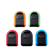 Cassetta portachiavi in plastica completa con serratura per password. Cassetta per password per riporre le chiavi della porta, Black, Red, Blue