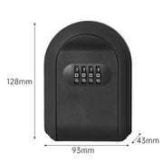 Cassetta portachiavi in plastica completa con serratura per password. Cassetta per password per riporre le chiavi della porta, Black, Red, Blue