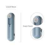 Spazzola per la pulizia multifunzione per la pulizia degli auricolari Bluetooth, strumento per la rimozione della polvere del telefono, Sky Blue, Grey