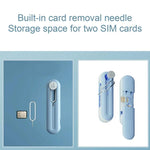 Spazzola per la pulizia multifunzione per la pulizia degli auricolari Bluetooth, strumento per la rimozione della polvere del telefono, Sky Blue, Grey