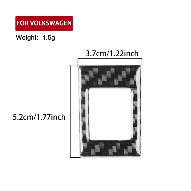 Per Volkswagen Sagitar 2019-2023 Adesivo decorativo per pulsante luce di segnalazione lato sinistro