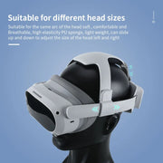 Per PICO 4 Hibloks Fascia senza pressione Fascia per la testa in PU ad alta elasticità Accessori VR