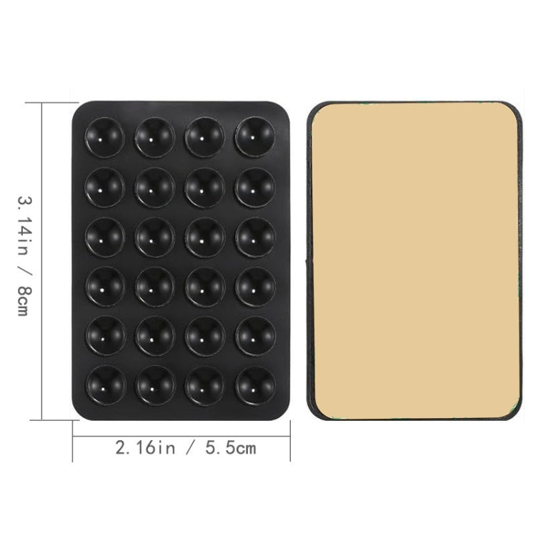 Adesivi posteriori per cellulare in silicone con 24 ventose a forma quadrata