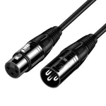Cavo microfono bilanciato XLR maschio-femmina 1.5-10m