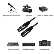 Cavo microfono bilanciato XLR maschio-femmina 1.5-10m
