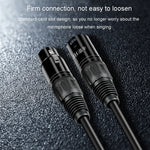 Cavo microfono bilanciato XLR maschio-femmina 1.5-10m