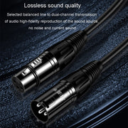 Cavo microfono bilanciato XLR maschio-femmina 1.5-10m