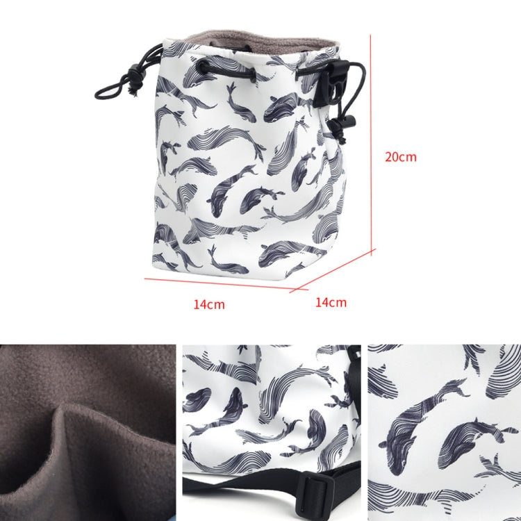 Borsa portaoggetti impermeabile multifunzionale portatile con coulisse per fotocamere istantanee