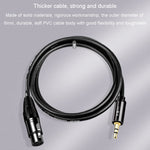 Cavo audio microfono 3,5 mm maschio a XLR femmina
