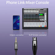 Cavo audio microfono 3,5 mm maschio a XLR femmina