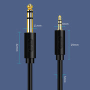 Cavo audio 3,5 mm a 6,35 mm per amplificatore chitarra