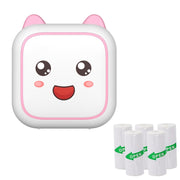 Mini stampante termica portatile Bluetooth per etichette fotografiche C26, Blue+1 Paper, Pink+1 Paper, Blue+5 Paper, Pink+5 Paper, Blue+5 Stickers, Pink+5 Stickers, Blue+10 Paper, Pink+10 Paper, Blue+5 Paper+5 Stickers+3 Color Paper                    ...