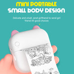 Mini stampante termica portatile Bluetooth C26 Blue