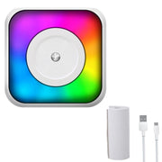 Stampante per etichette per documenti senza inchiostro Mini stampante Bluetooth portatile leggera RGB, with 1-Roll Paper, with 5-Rolls Paper, with 5-Rolls Stickers, with 5 Paper+5 Stickers+3 Color Paper