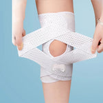 Ginocchiera sportiva traspirante di sesta generazione regolabile per corsa all'aperto, escursionismo, cinturino rotuleo, M, L, XL, XXL