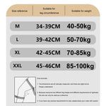 Ginocchiera sportiva traspirante di sesta generazione regolabile per corsa all'aperto, escursionismo, cinturino rotuleo, M, L, XL, XXL