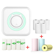 Stampante termica per etichette fotografiche senza inchiostro Bluetooth C15 Mini Student, Green+5 Paper, Pink+5 Paper, Green+5 Stickers, Pink+5 Stickers, Green+10 Paper, Pink+10 Paper, Green+5 Stickers+5 Paper, Pink+5 Stickers+5 Paper                  ...